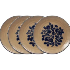 Folk Art® Set of 4 Dinner Plates