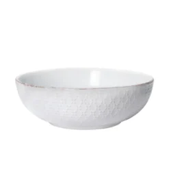 French Lace White Individual Pasta Bowl