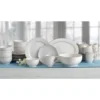 French Lace White Service for 8 with Serveware