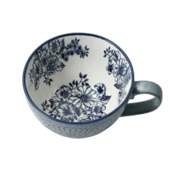 Gabriela Blue 16 Piece Dinnerware Set, Service for 4