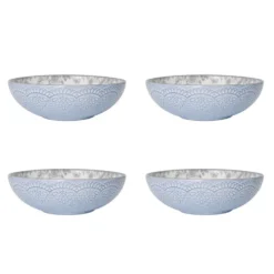 Gabriela Gray 16 Piece Dinnerware Set, Service for 4