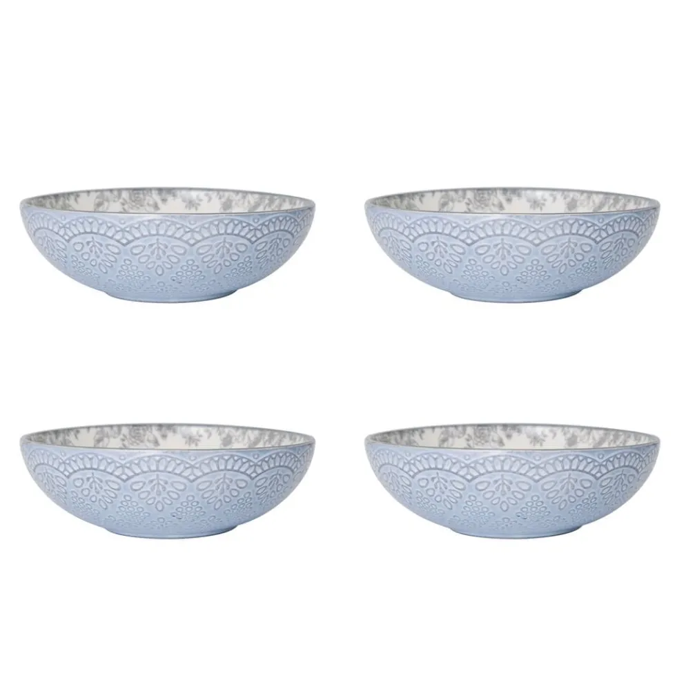 Gabriela Gray 16 Piece Dinnerware Set, Service for 4