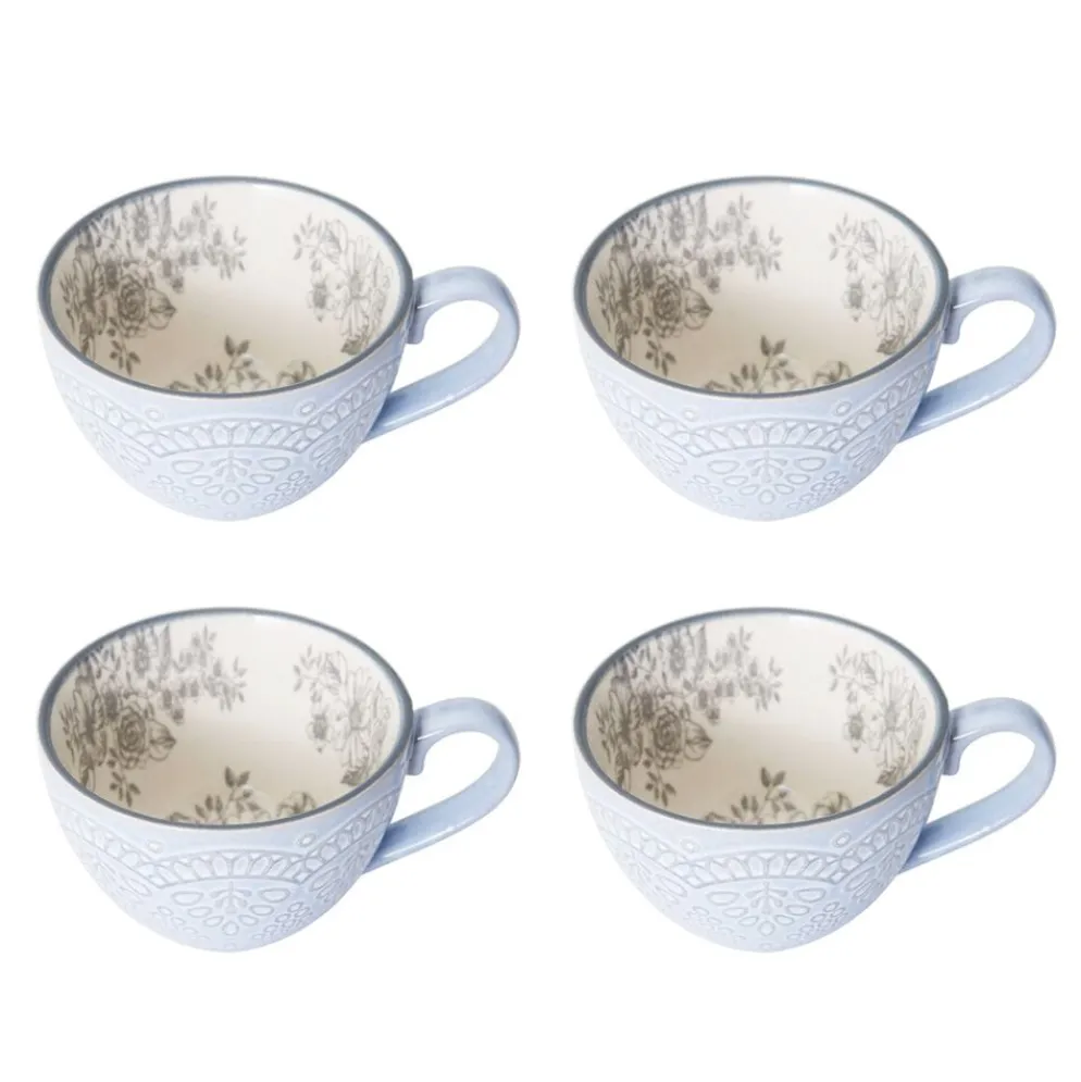 Gabriela Gray 16 Piece Dinnerware Set, Service for 4