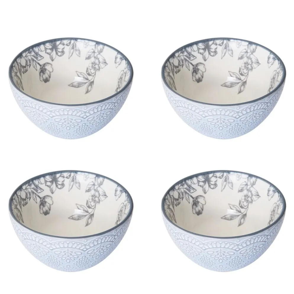 Gabriela Gray 16 Piece Dinnerware Set, Service for 4