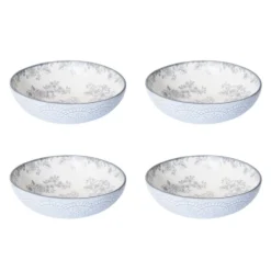 Gabriela Gray 16 Piece Dinnerware Set, Service for 4