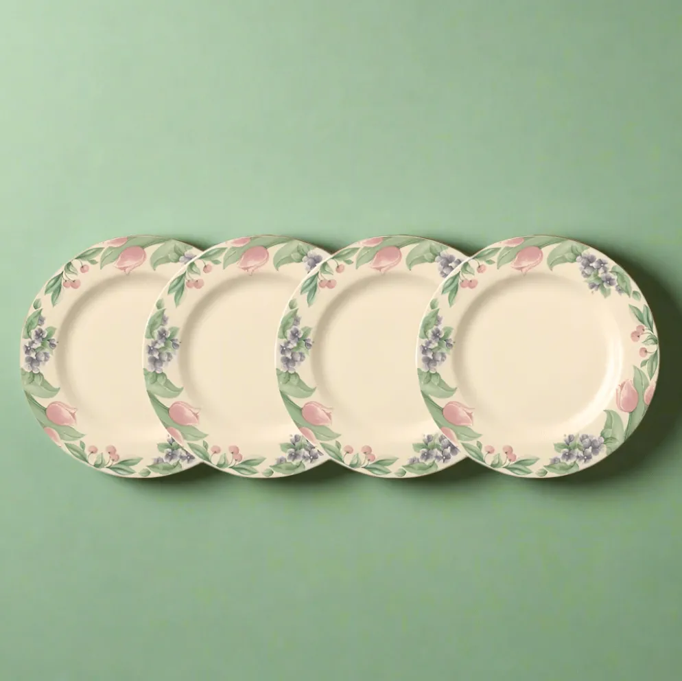 Garden Party® Set of 4 Dinner Plates