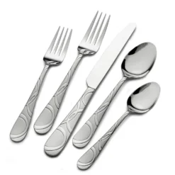 Garland Frost 53 Piece Flatware Set, Service for 8