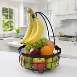 General Store Fruit Storage Basket with Banana Hanger