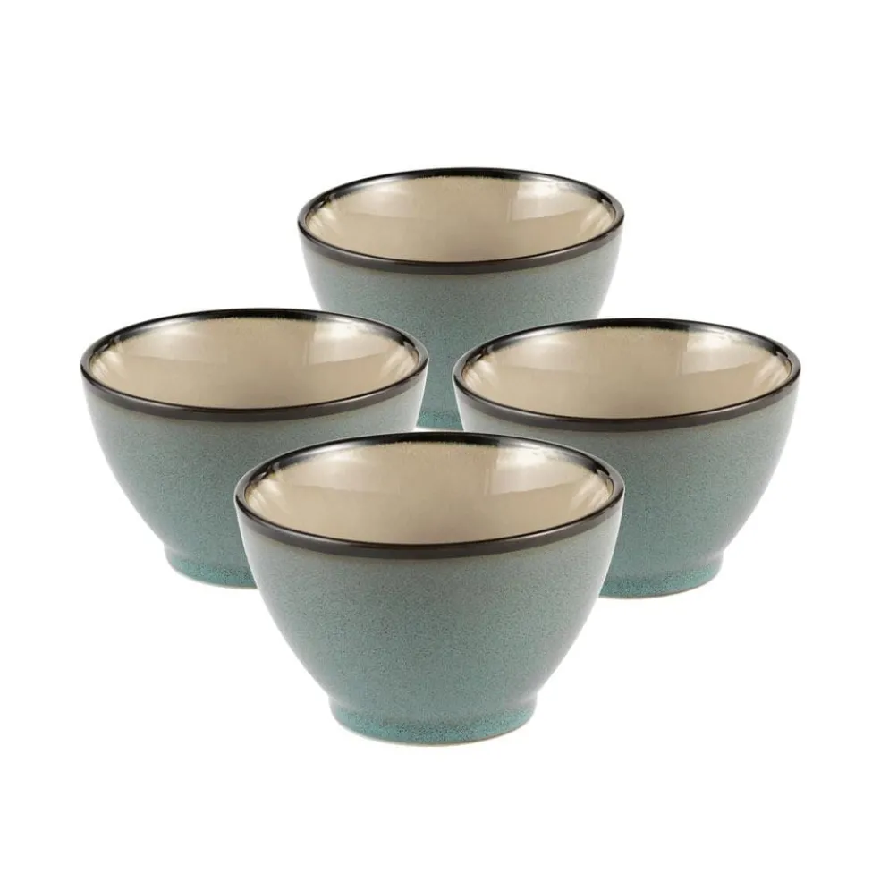 Gourmet Basics Belmont Blue Fruit Bowls, Set of 4