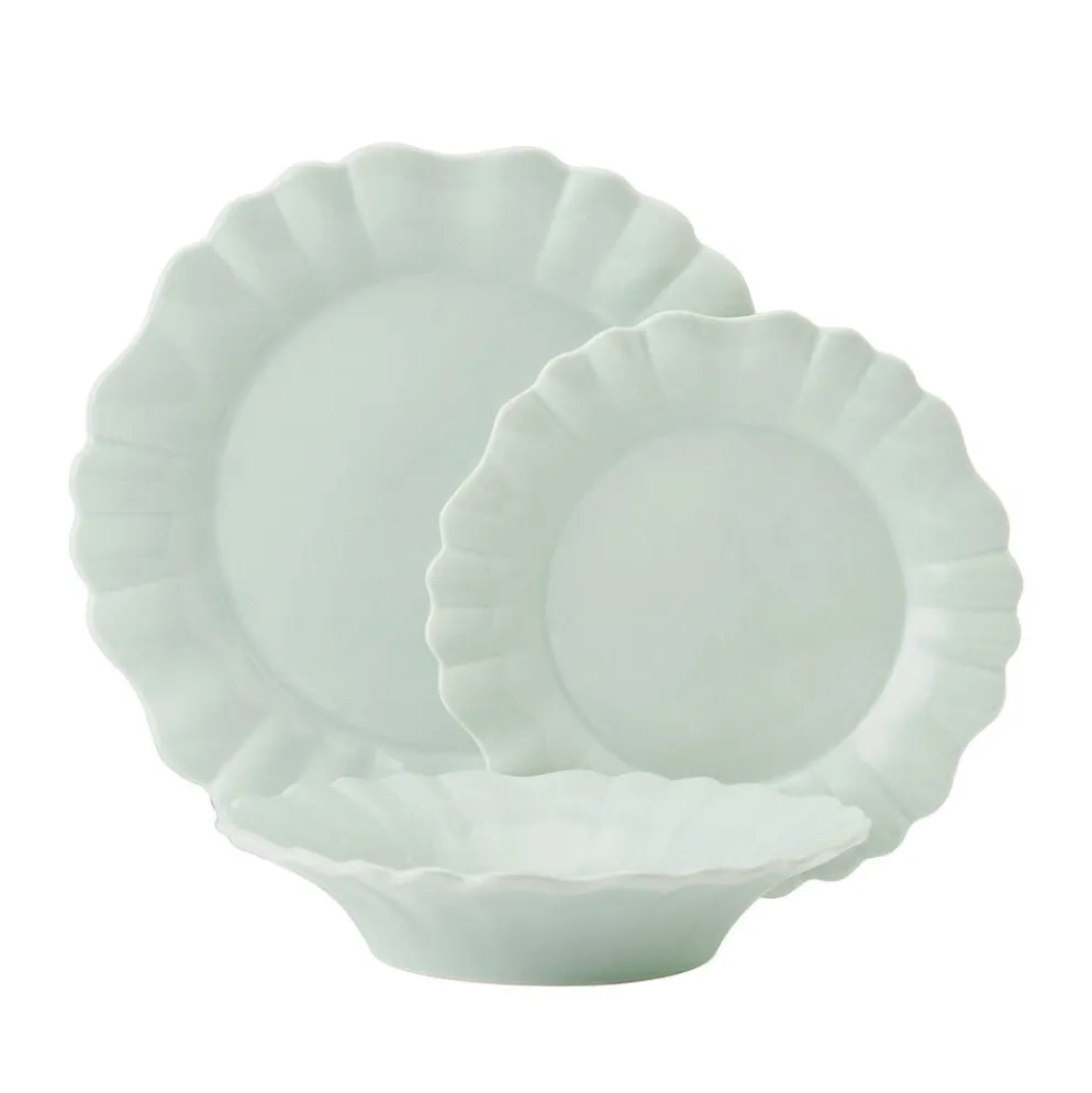 Graceful Petals 12 Piece Dinnerware Set, Service for 4