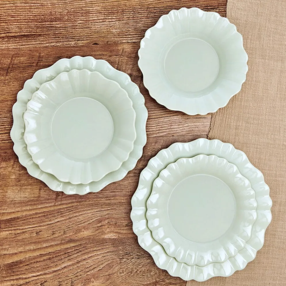 Graceful Petals 12 Piece Dinnerware Set, Service for 4