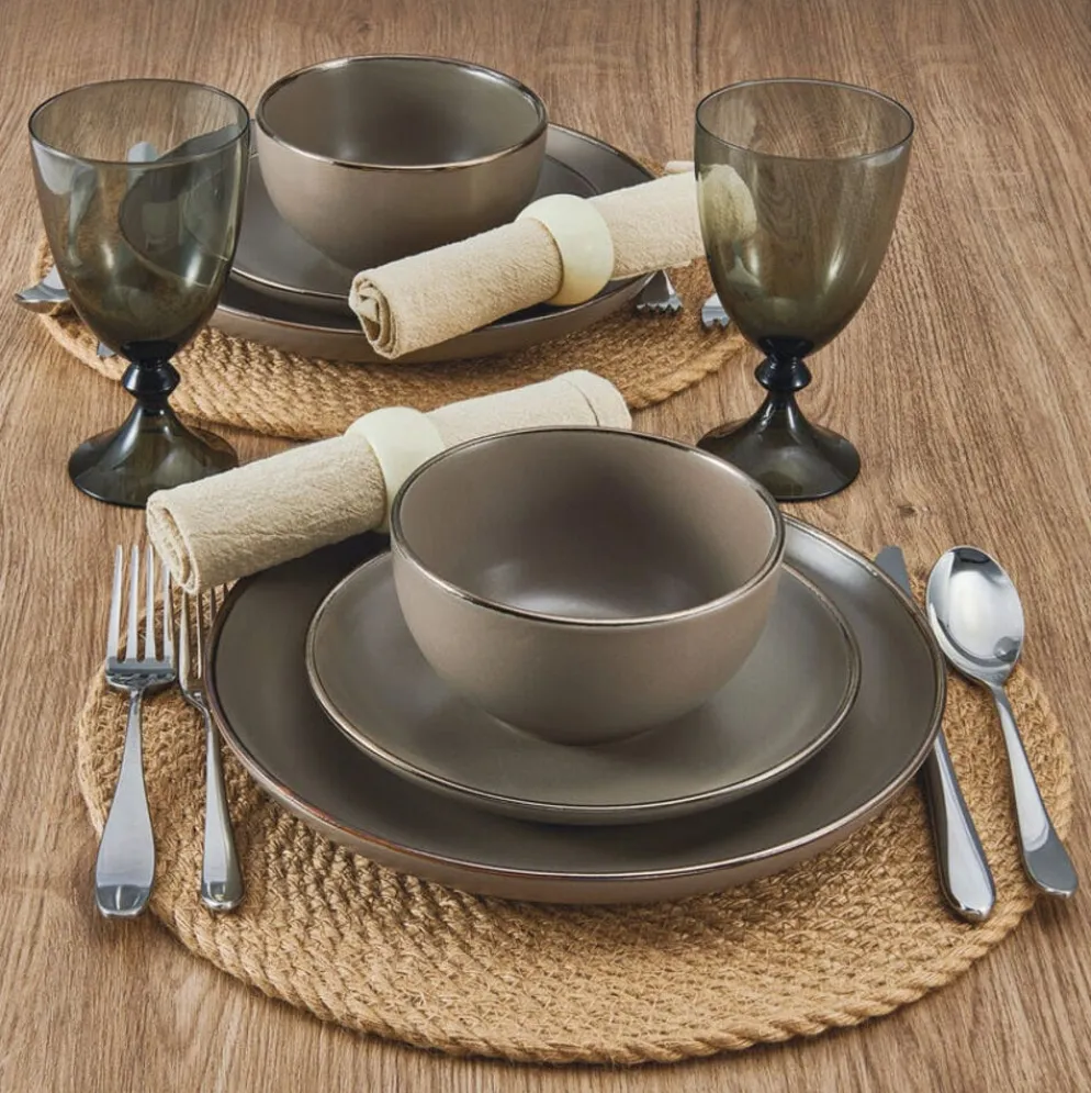Hadlee 12 Piece Dinnerware Set, Service for 4