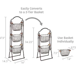 Harbor Adjustable Standing Storage Rack