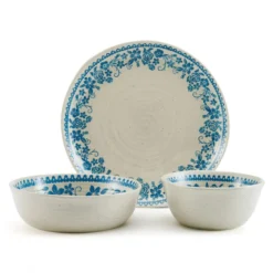 Hayden Blue 12 Piece Dinnerware Set, Service for 4
