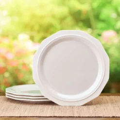 Heritage Set of 4 Outdoor Melamine Dinner Plates
