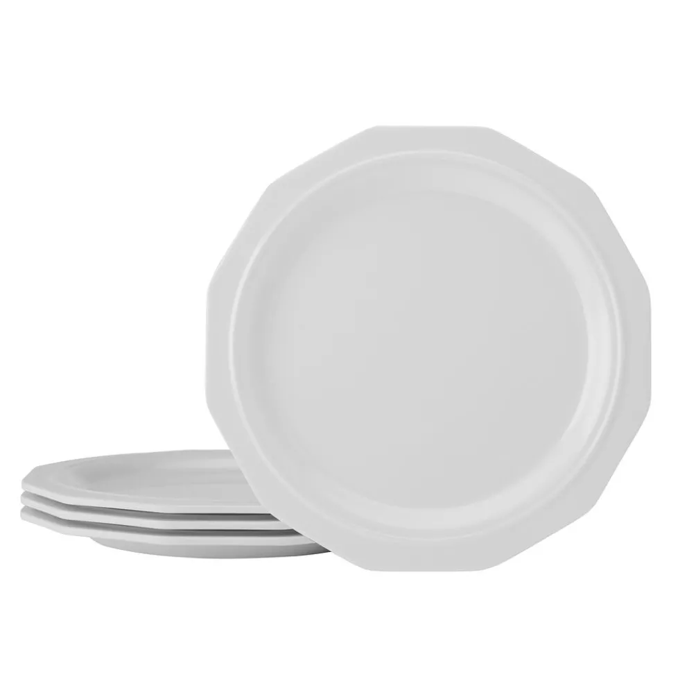 Heritage Set of 4 Outdoor Melamine Salad Plates