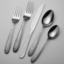 Hoopla Frost 20 Piece Flatware Set, Service for 4