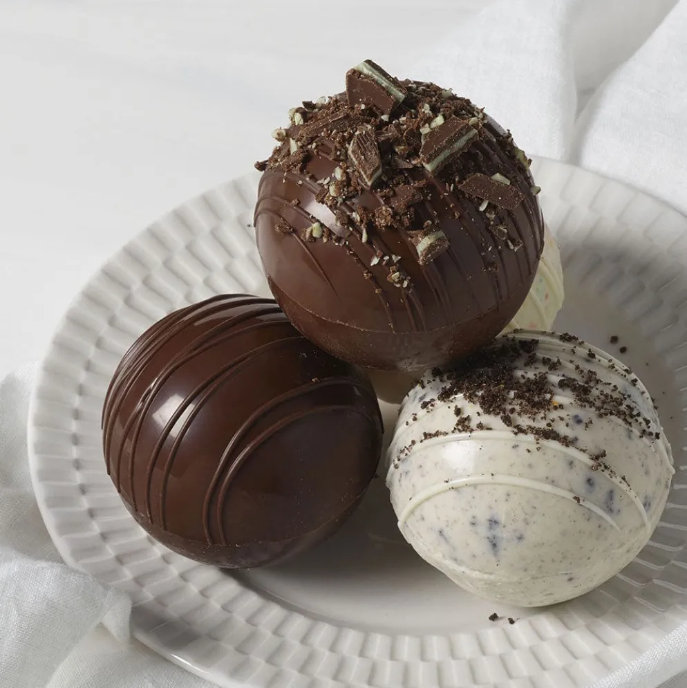Hot Chocolate Bomb Set of 6 Mugs with Set of 2 Molds