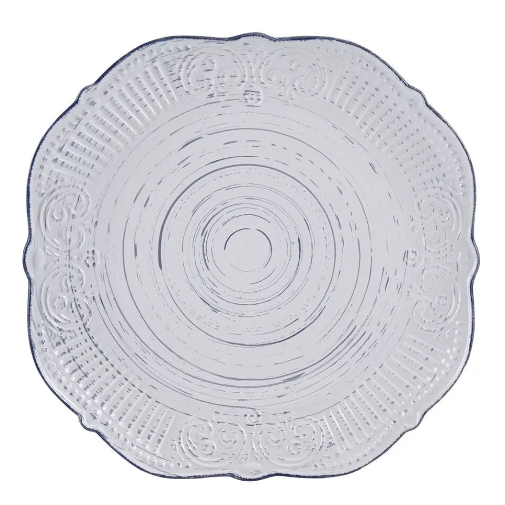 Isabella Gray 16 Piece Dinnerware Set, Service for 4