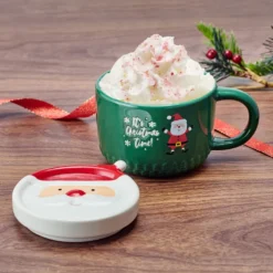 It’s Christmas Time Santa Covered Mug