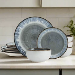 Jaimie 12 Piece Dinnerware Set, Service for 4