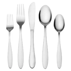 Jasmine 30 Piece Flatware Set With Caddy, Service for 6