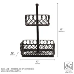 Juliette 2 Tier Storage Basket