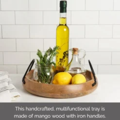 Knox Mango Wood Serve Tray