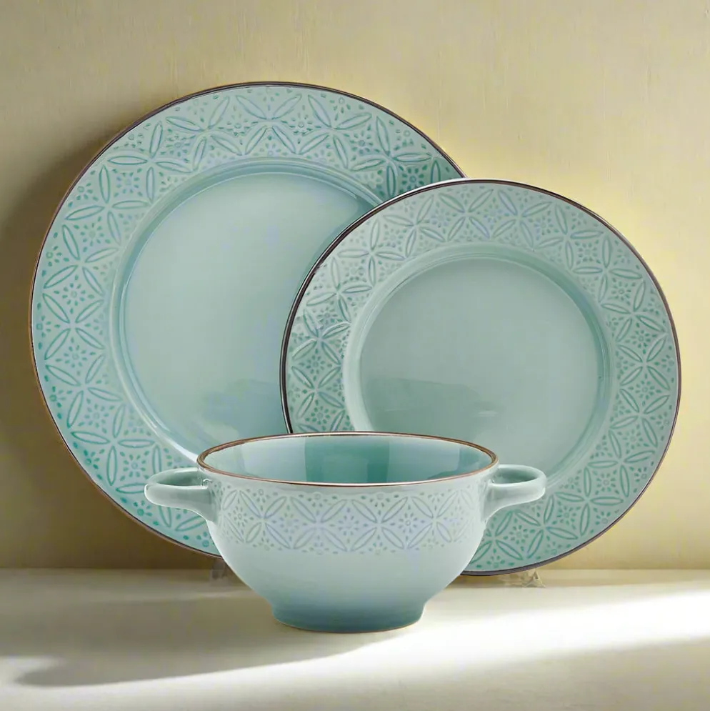 Kori Sage 12 Piece Dinnerware Set, Service for 4