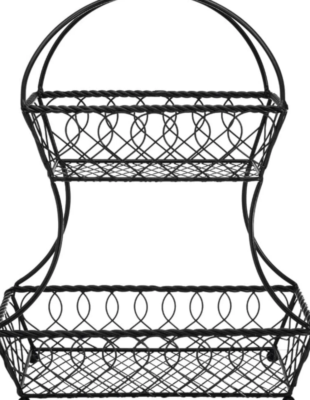 Lattice 2 Tier Fruit Storage Basket