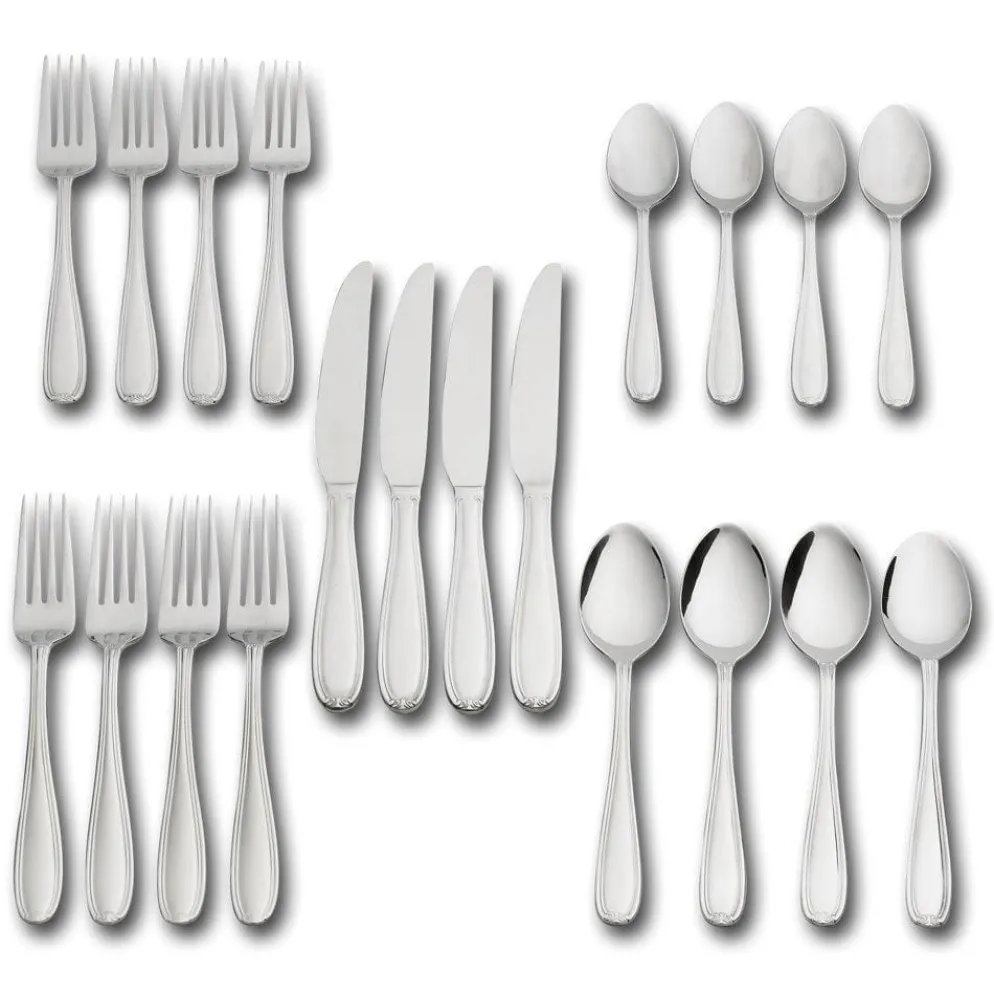 Linden 20 Piece Flatware Set, Service for 4
