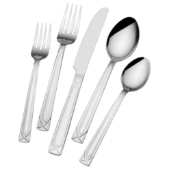 Mabel 30 Piece Flatware Set With Caddy, Service for 6