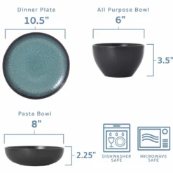 Maddox 12 Piece Dinnerware Set, Service for 4