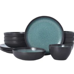 Maddox 12 Piece Dinnerware Set, Service for 4