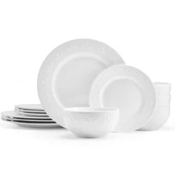 Maddy 12 Piece Dinnerware Set, Service for 4