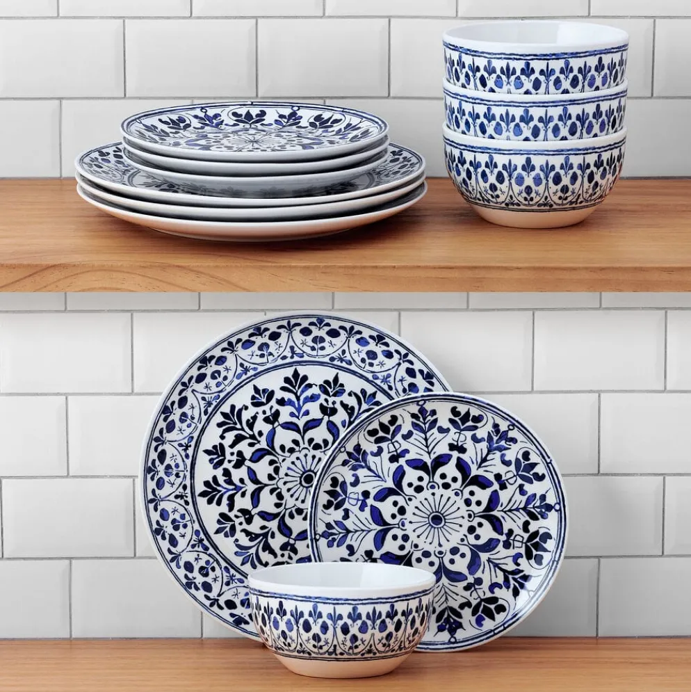 Medallion Radiance 12 Piece Dinnerware Set, Service for 4