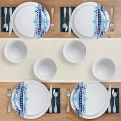 Michele 12 Piece Dinnerware Set, Service for 4