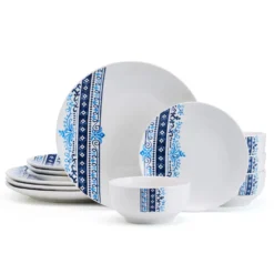 Michele 12 Piece Dinnerware Set, Service for 4
