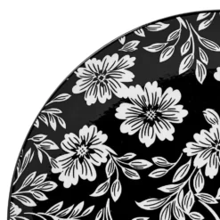 Midnight Blooms 12 Piece Dinnerware Set, Service for 4