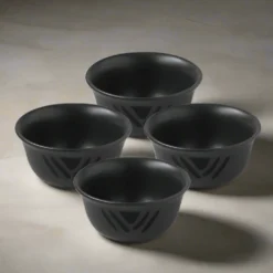 Midnight Sun® Set of 4 Deep Soup Cereal Bowls