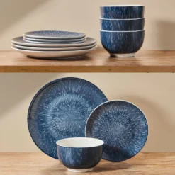 Mist 12 Piece Dinnerware Set, Service for 4