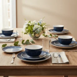 Mist 12 Piece Dinnerware Set, Service for 4