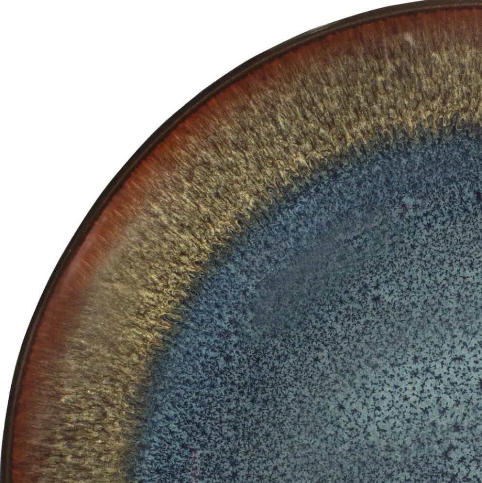 Monroe Blue 16 Piece Dinnerware Set, Service for 4