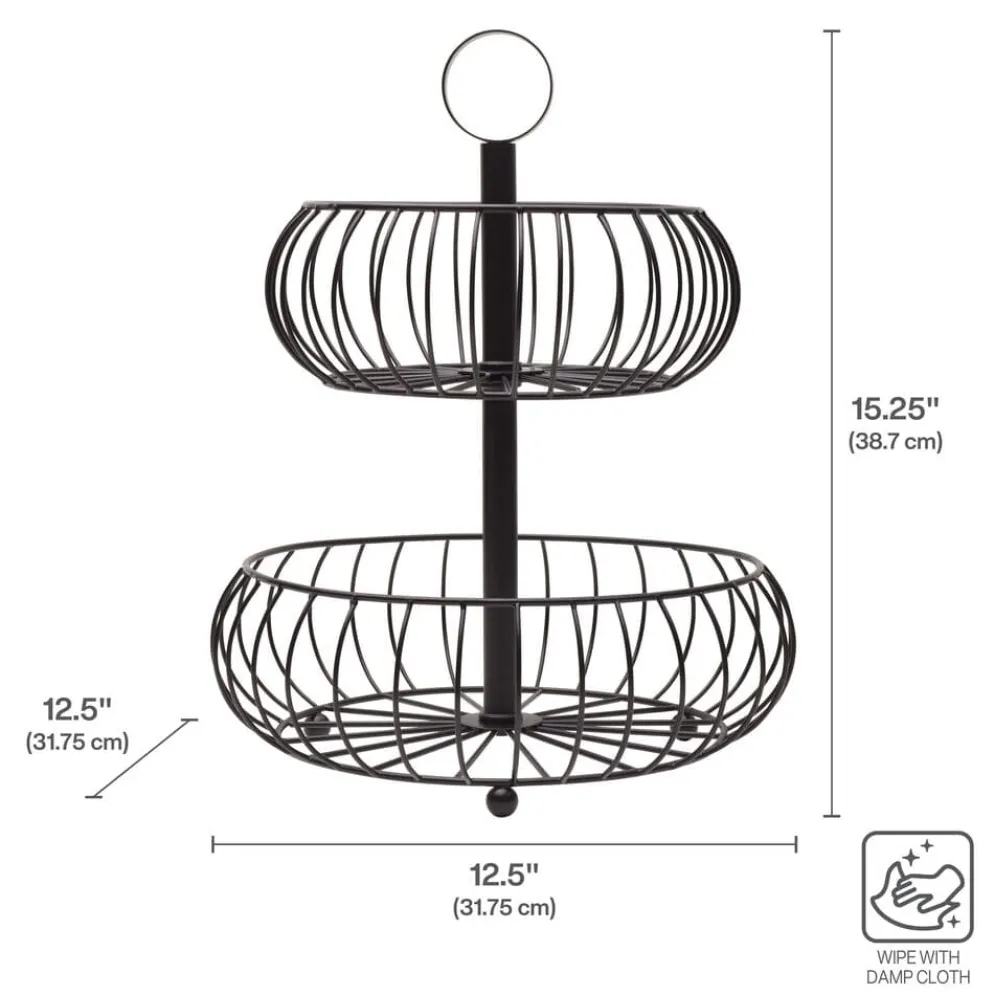 Monroe 2 Tier Fruit Storage Basket