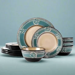 Montego 12 Piece Dinnerware Set, Service for 4