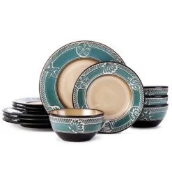 Montego 12 Piece Dinnerware Set, Service for 4