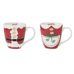 Mr. & Mrs. Santa Claus Set of 2 Mugs