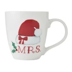 Mr. & Mrs. Santa Hat Set of 2 Mugs