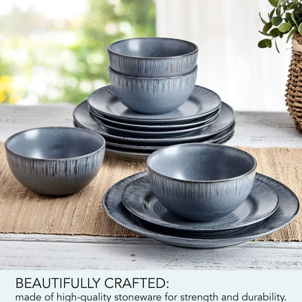 Mystic 12 Piece Dinnerware Set, Service for 4