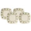 Naturewood® Set of 4 Square Dinner Plates
